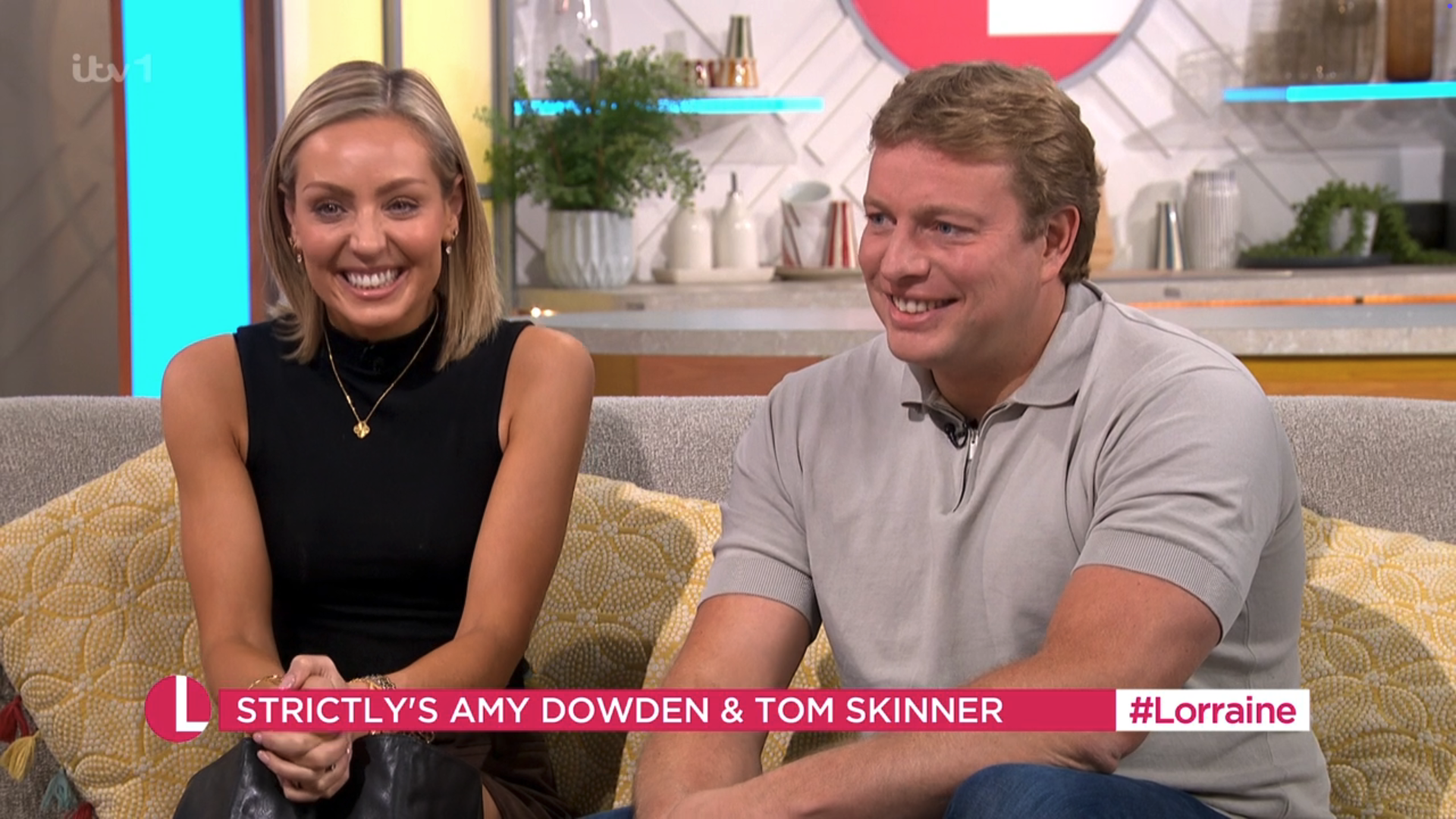 Amy Dowden and Thomas Skinner on Lorraine