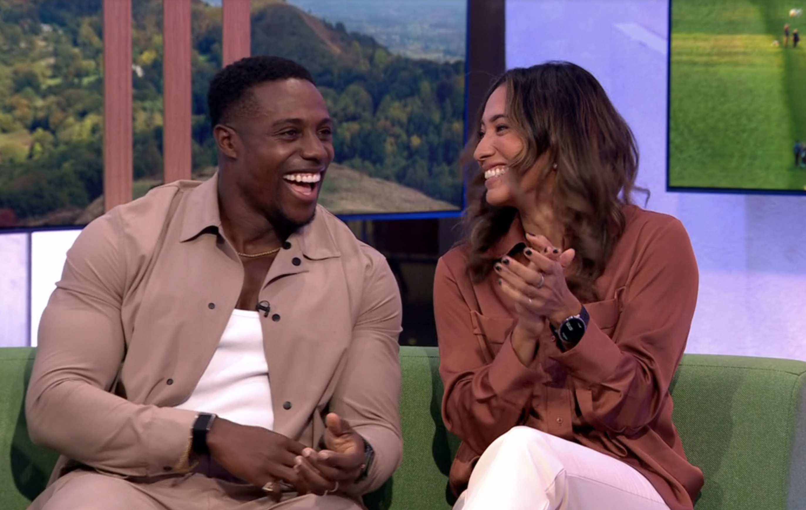 Harry Aikines-Aryeetey and Karen Hauer on The One Show