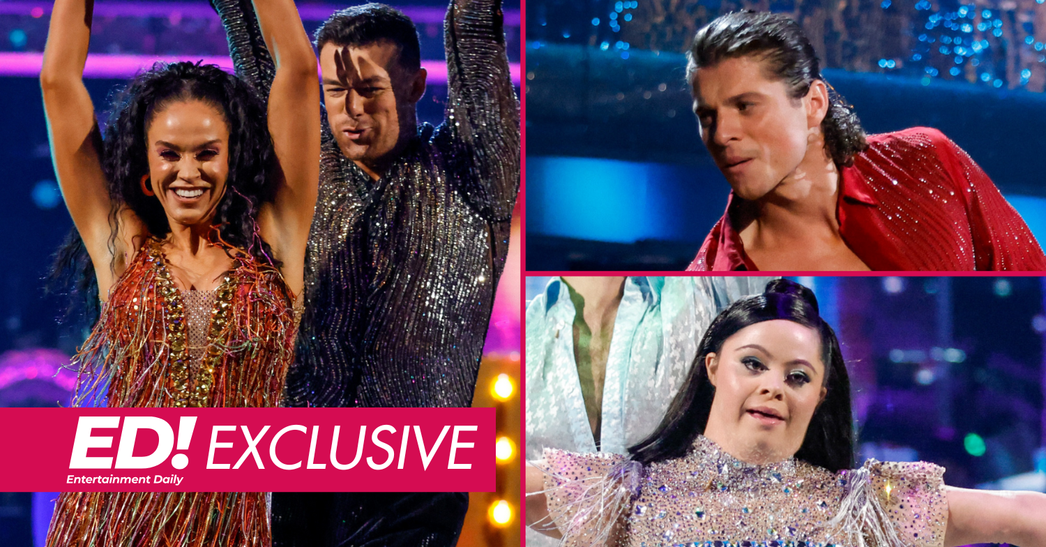 Vicky Pattison, Lewis Cope and Ellie Goldstein on Strictly