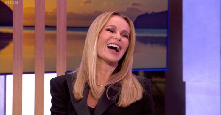 Amanda Holden laughing