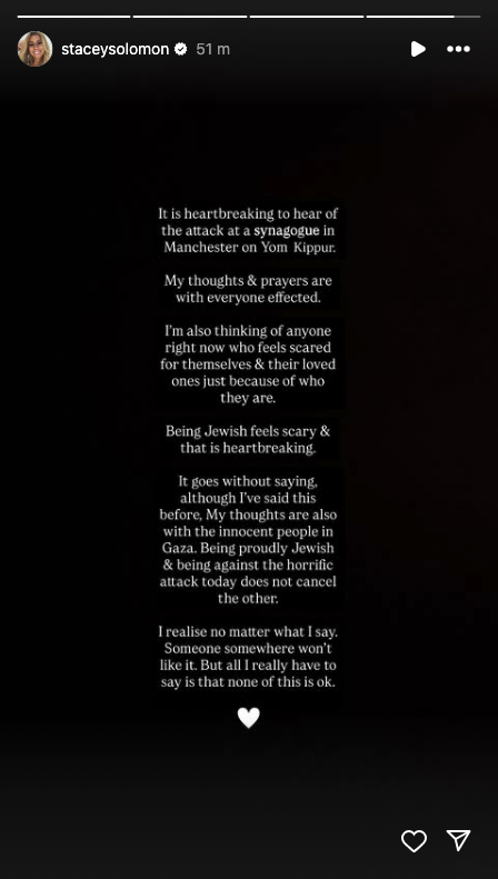 Black and white Instagram story post