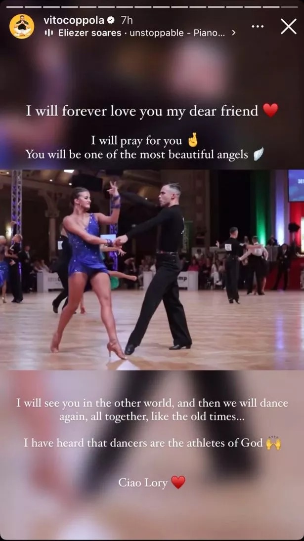 Vito Coppola screenshot Instagram Story