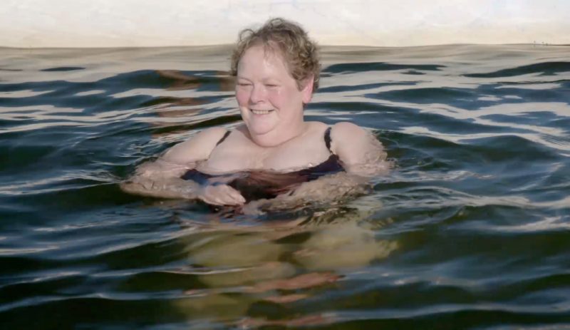 Anne Hegerty in a swimsuit 
