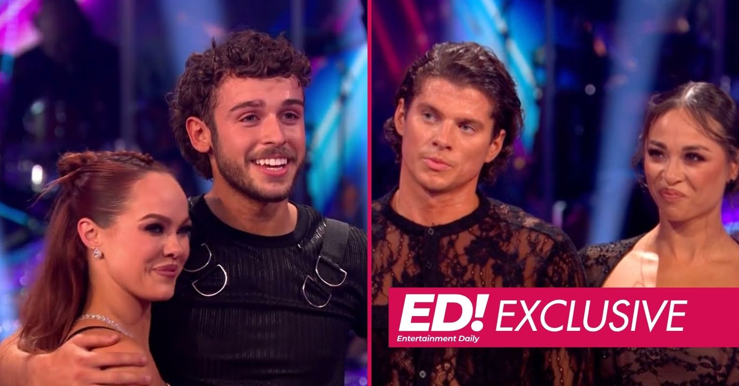 George Clarke and Alexis Warr and Lewis Cope and Katya Jones on Strictly