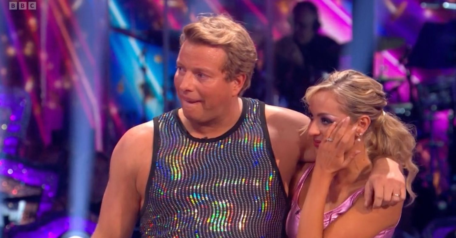Thomas Skinner and Amy Dowden on Strictly