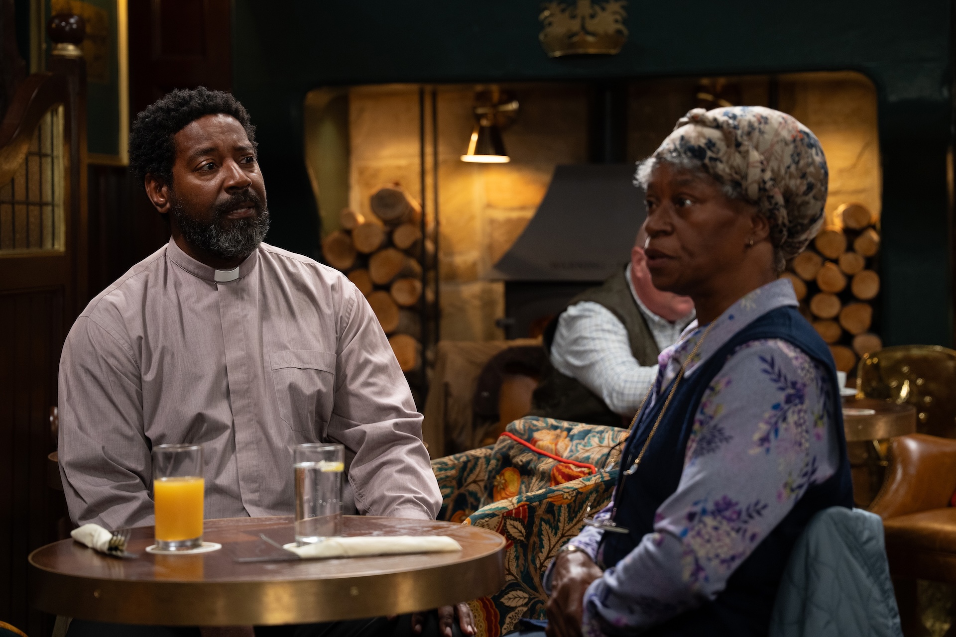 Charles is chastised by angry Claudette 