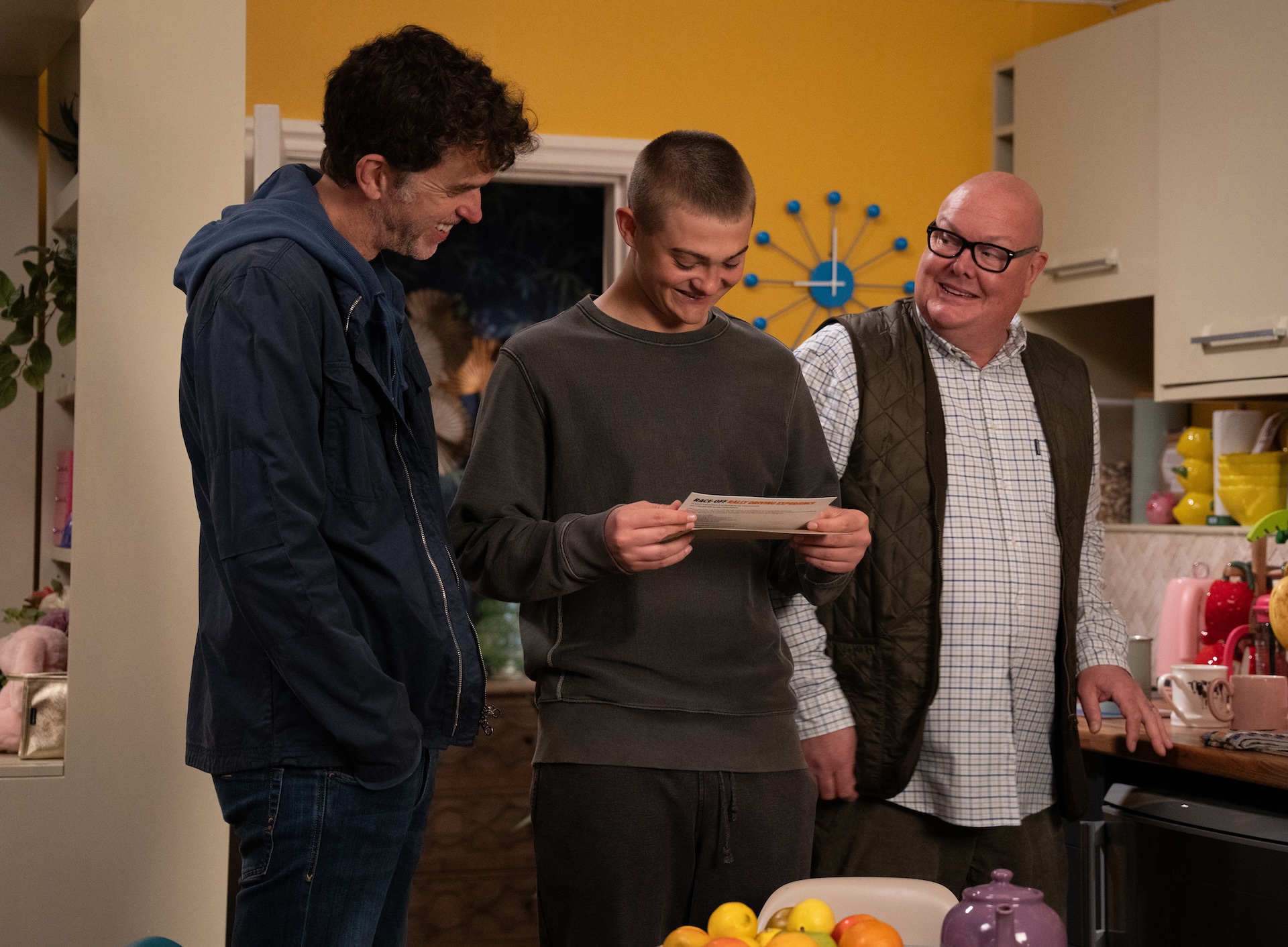 Dylan is thrilled with Marlon and Paddy's gift