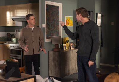 Theo yells at Todd in Coronation Street