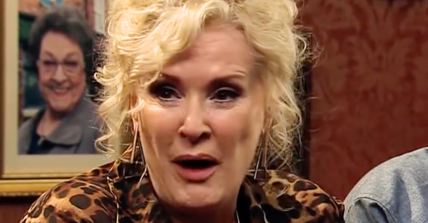 Liz McDonald angry in Coronation Street