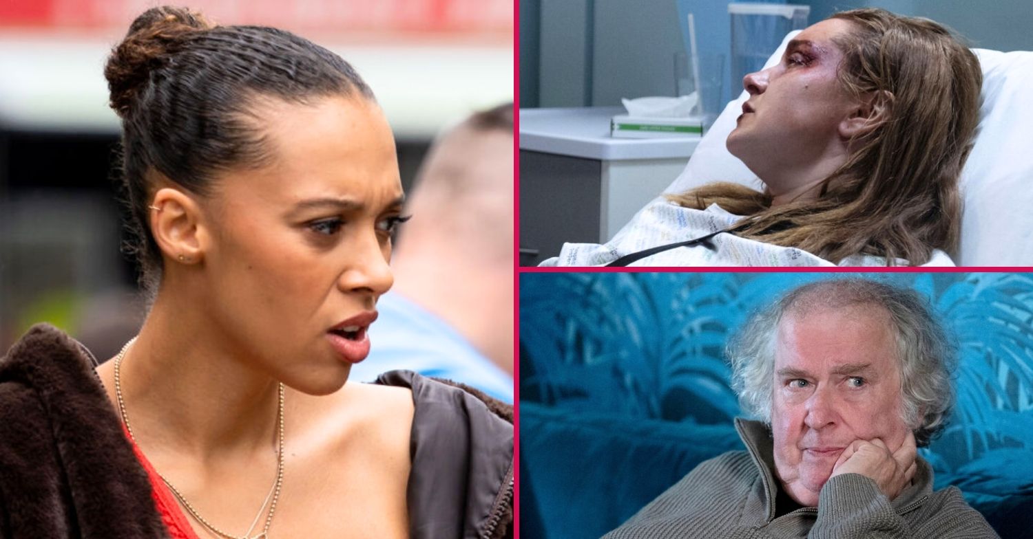 Composite image of Gina, Vicki and Nigel on EastEnders (Credit: BBC/Composite: ED!)