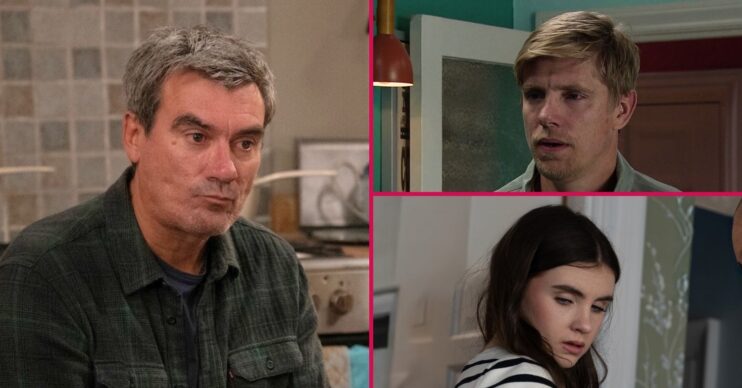 Cain, Robert and April split pic (Credit: ITV/Comp ED!)