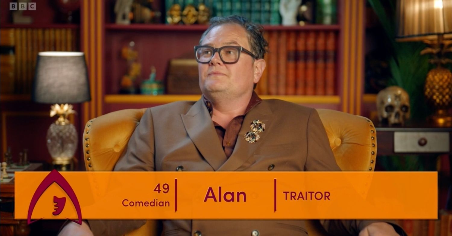 Alan Carr on Celebrity Traitors