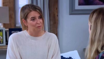 How long can Charity keep her secret for? (Credit: ITV)