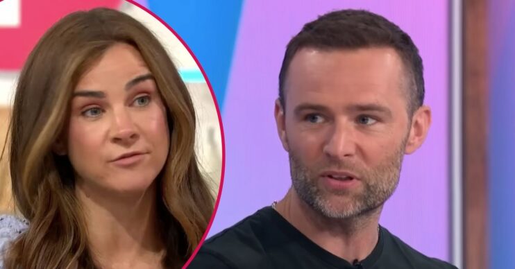 Harry Judd and wife Izzy looking serious