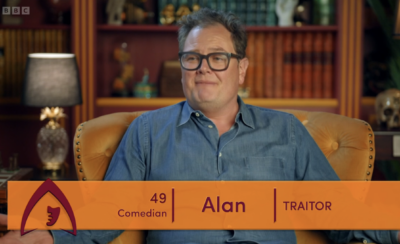 Alan Carr on Celebrity Traitors