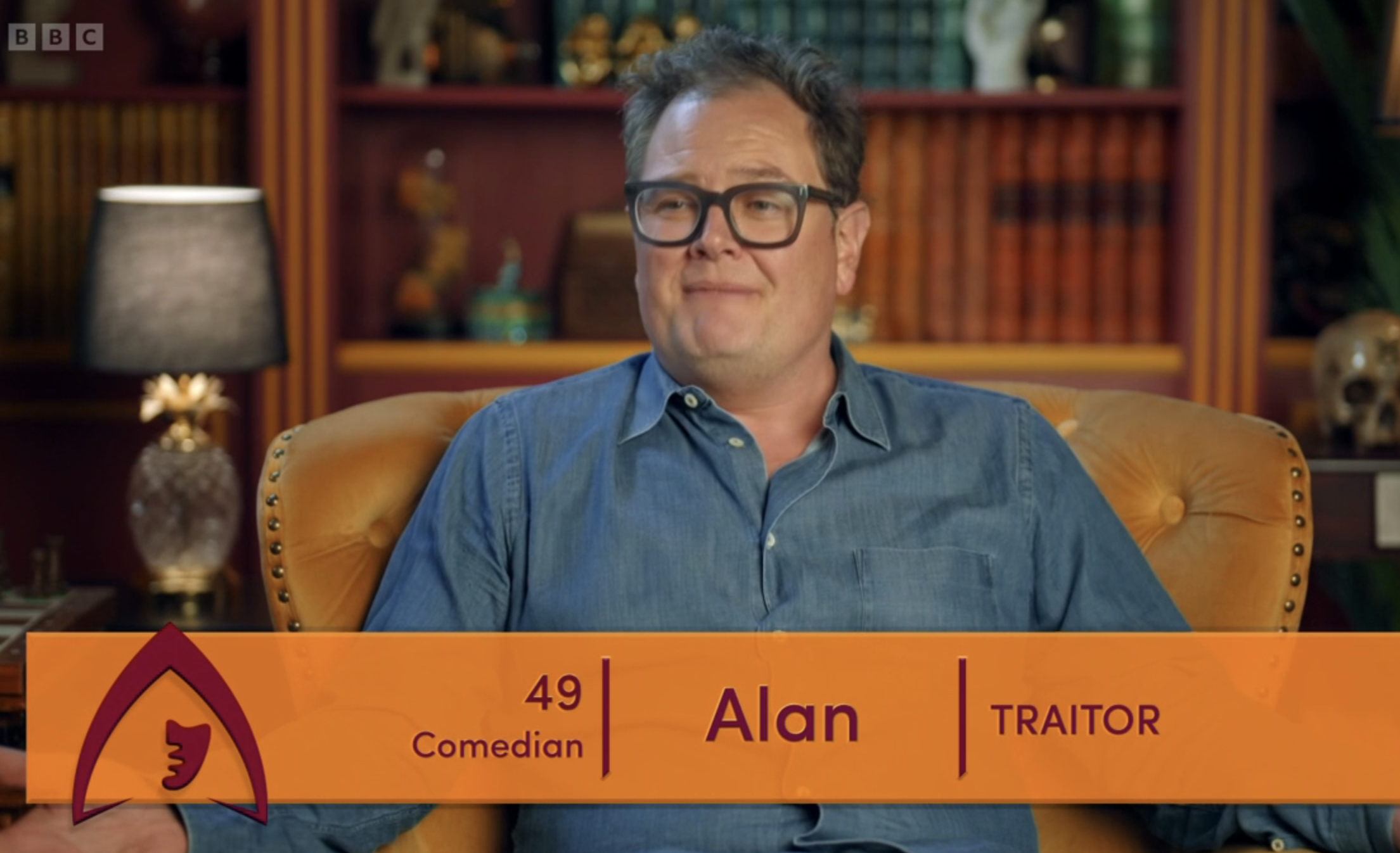 Alan Carr on Celebrity Traitors