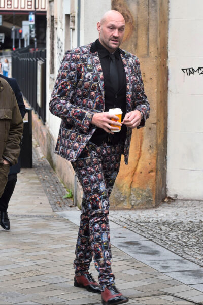 Tyson Fury attending Ricky Hatton's funeral