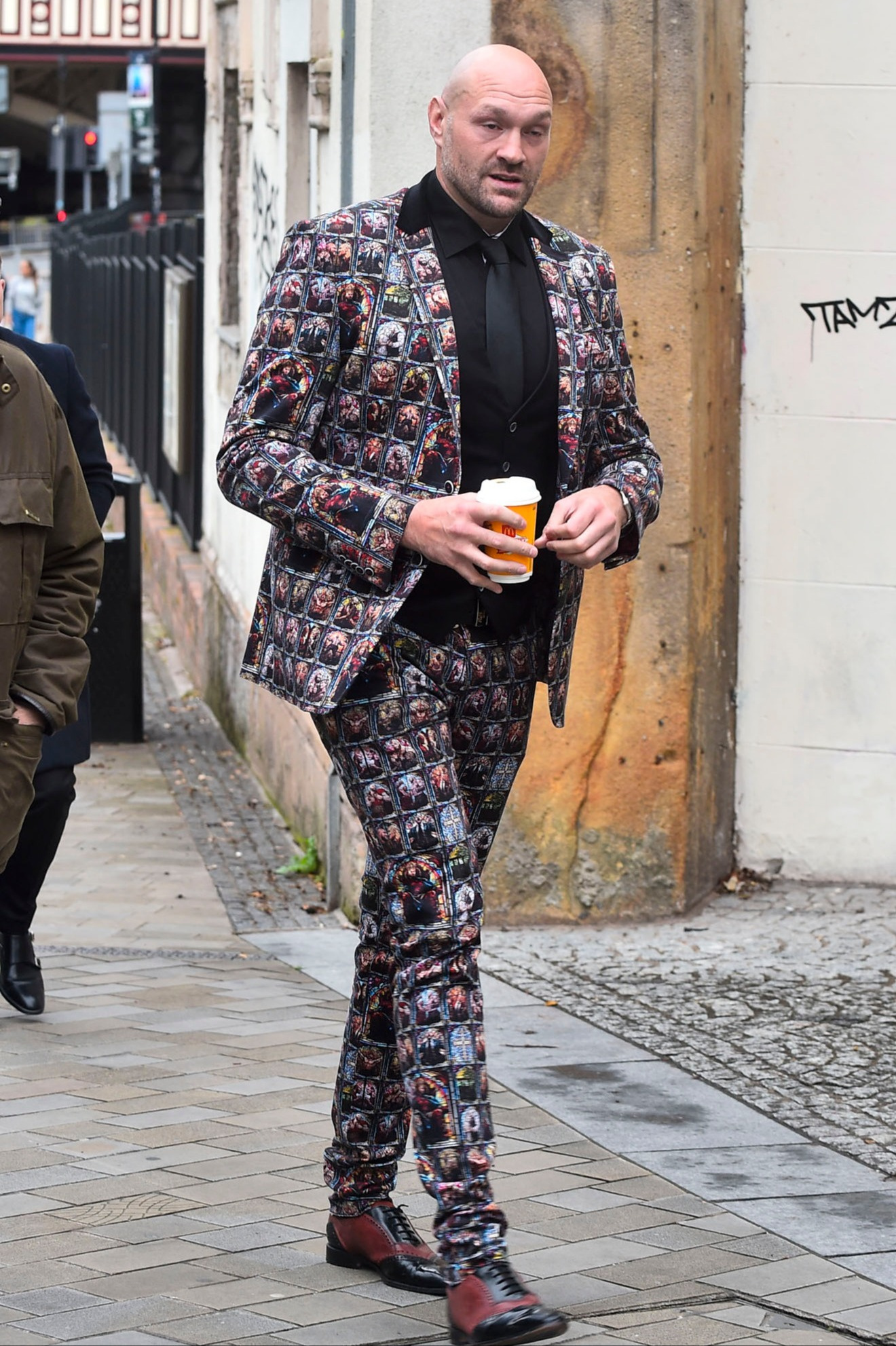 Tyson Fury attending Ricky Hatton's funeral