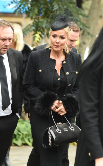 Claire Sweeney attending Ricky Hatton's funeral