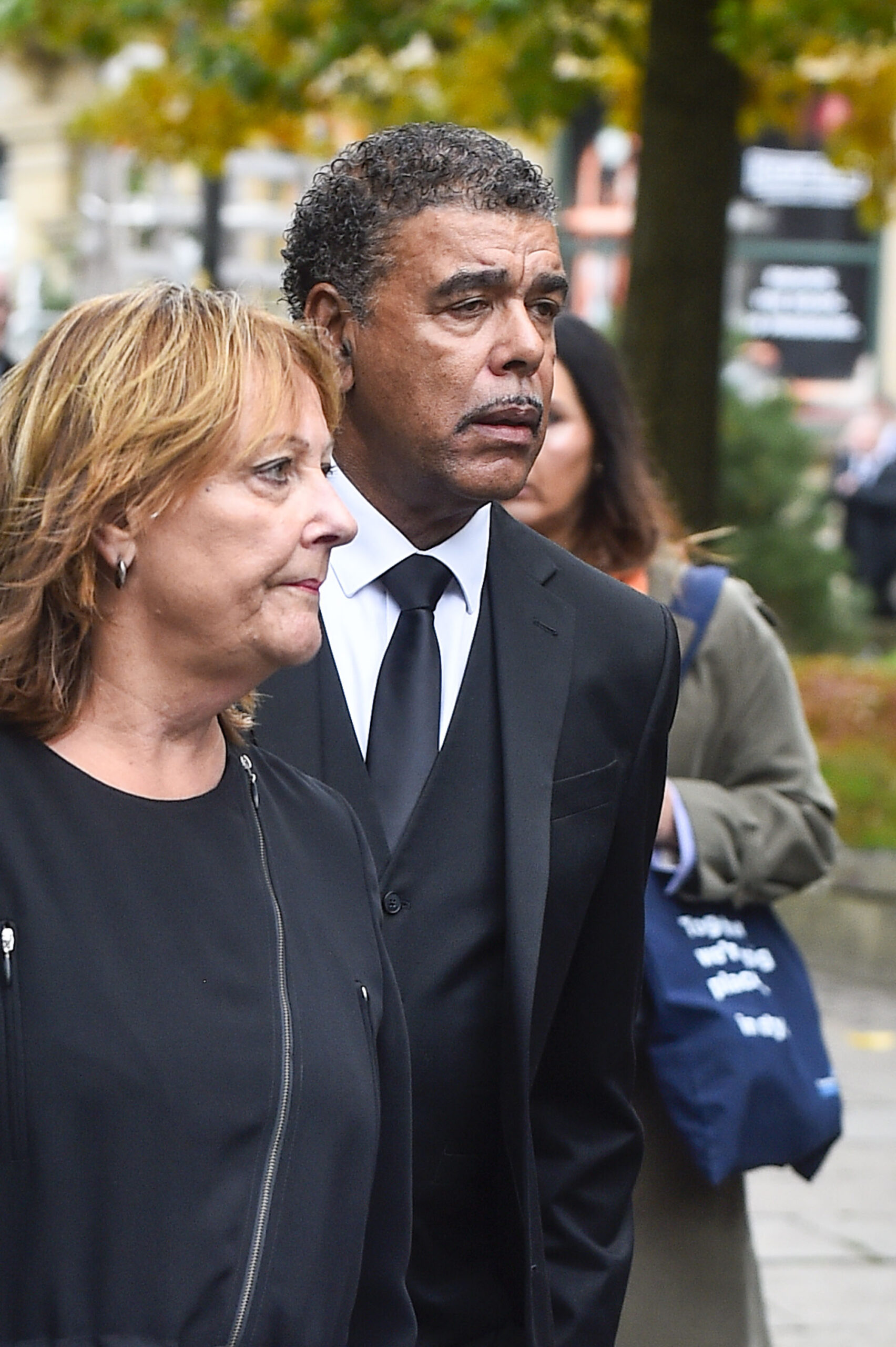 Chris Ramara at Ricky Hatton's funeral