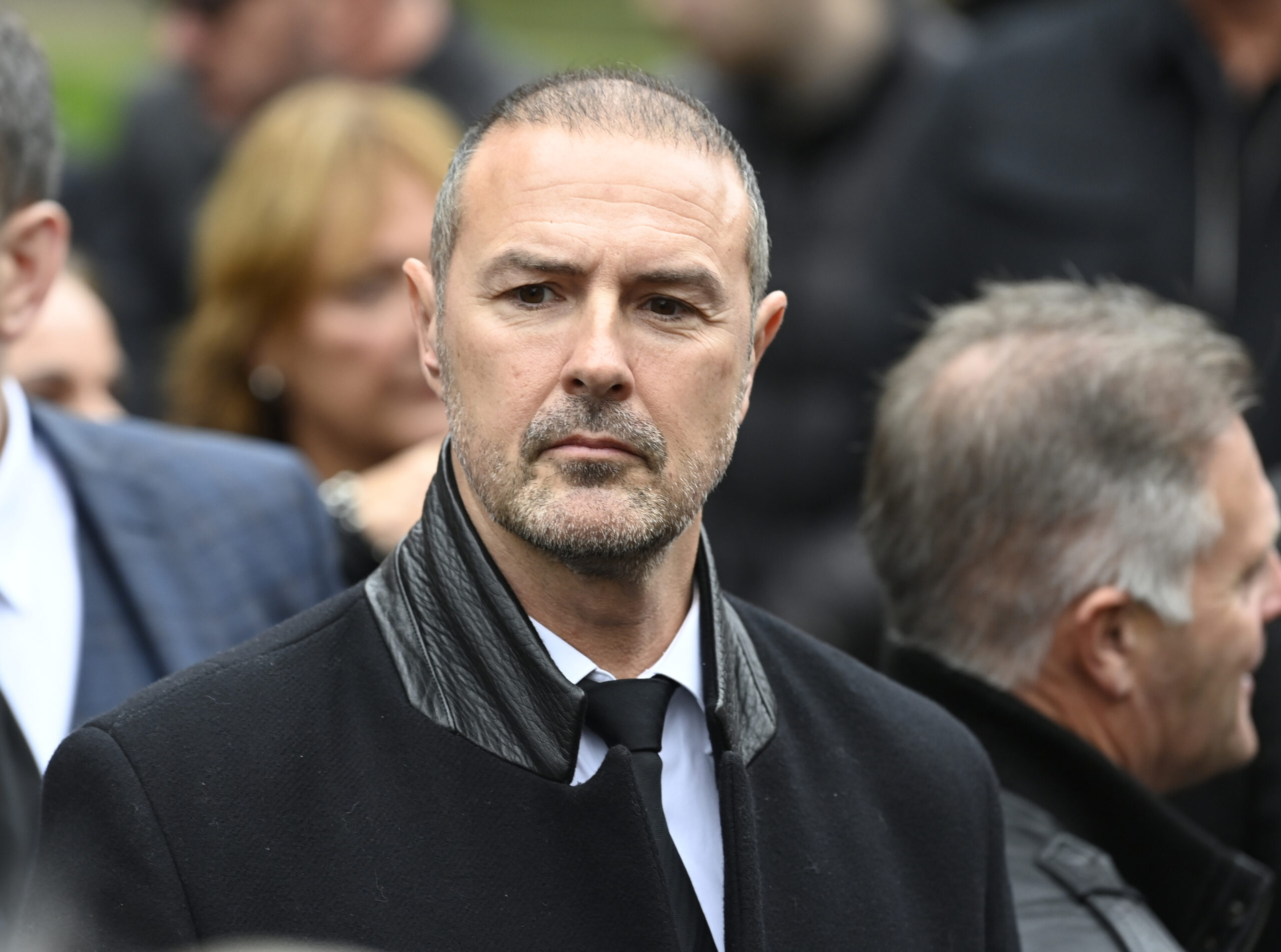 Paddy McGuinness at Ricky Hatton's funeral