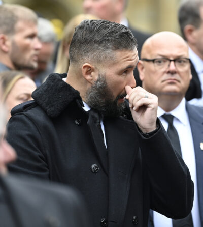 Tony Bellew at Ricky Hatton's funeral