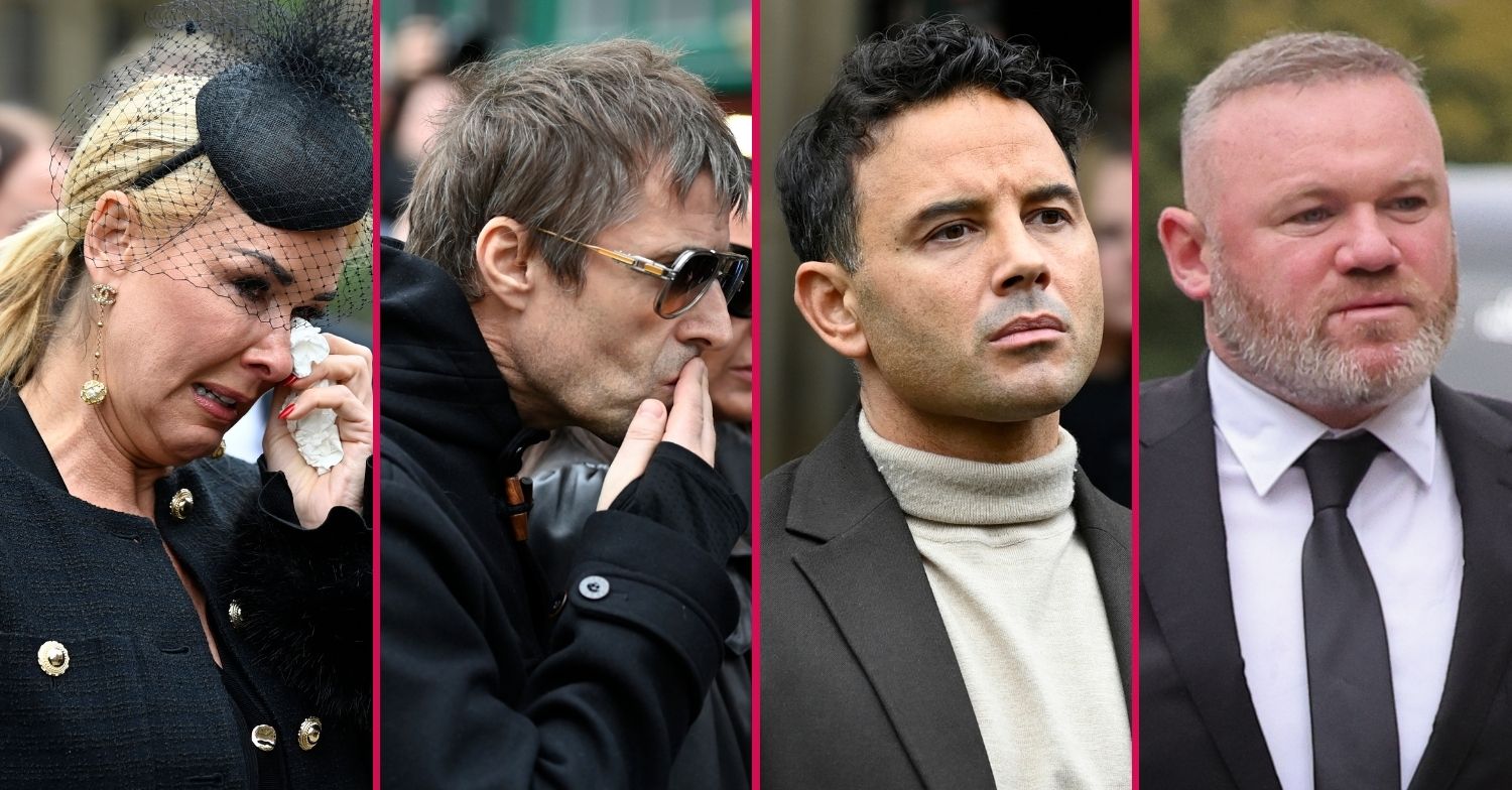 ED comp: Claire Sweeney crying / Liam Gallagher kiss / Ryan Thomas / Wayne Rooney at Ricky Hatton funeral