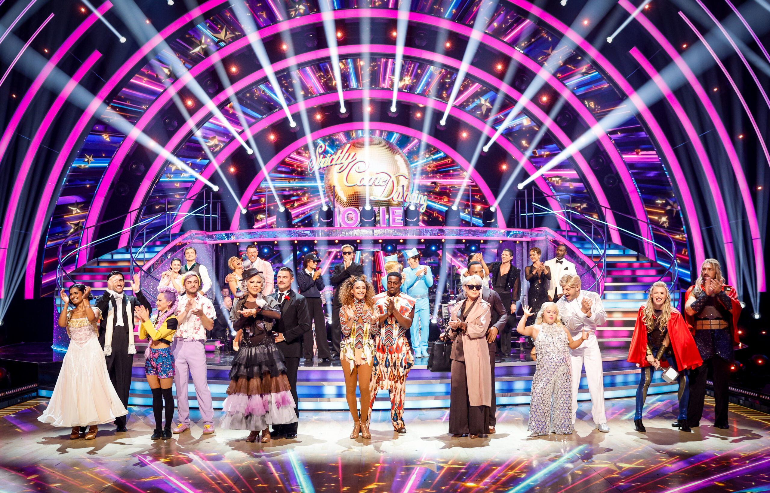 The cast of Strictly Come Dancing 2025 in the ballroom