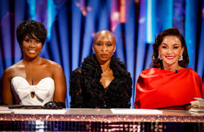 Motsi Mabuse on the Strictly judging panel with Cynthia Erivo and Shirley Ballas