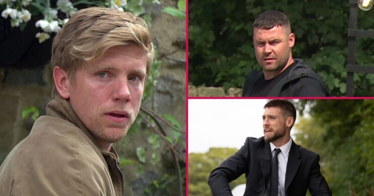 Robert, Aaron, Joe Tate split pic (Credit: ITV/Comp ED!)