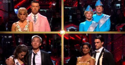 Vicky Pattison and Kai Widdrington, Jowita Przystal and Ross King, Karen Carney and Carlos Gu, Balvinder Sopal and Julian Callion on Strictly