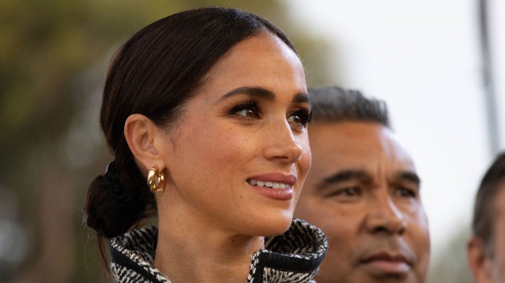 Meghan Markle smiling at the Fall One805LIVE! Festival