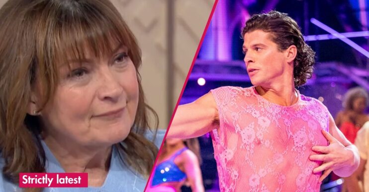 Lorraine Kelly and Lewis Cope