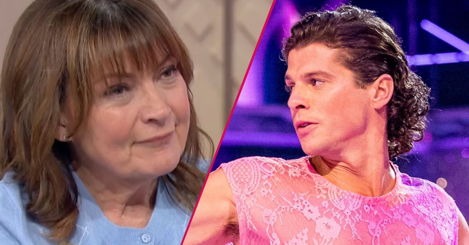 Lorraine Kelly and Lewis Cope