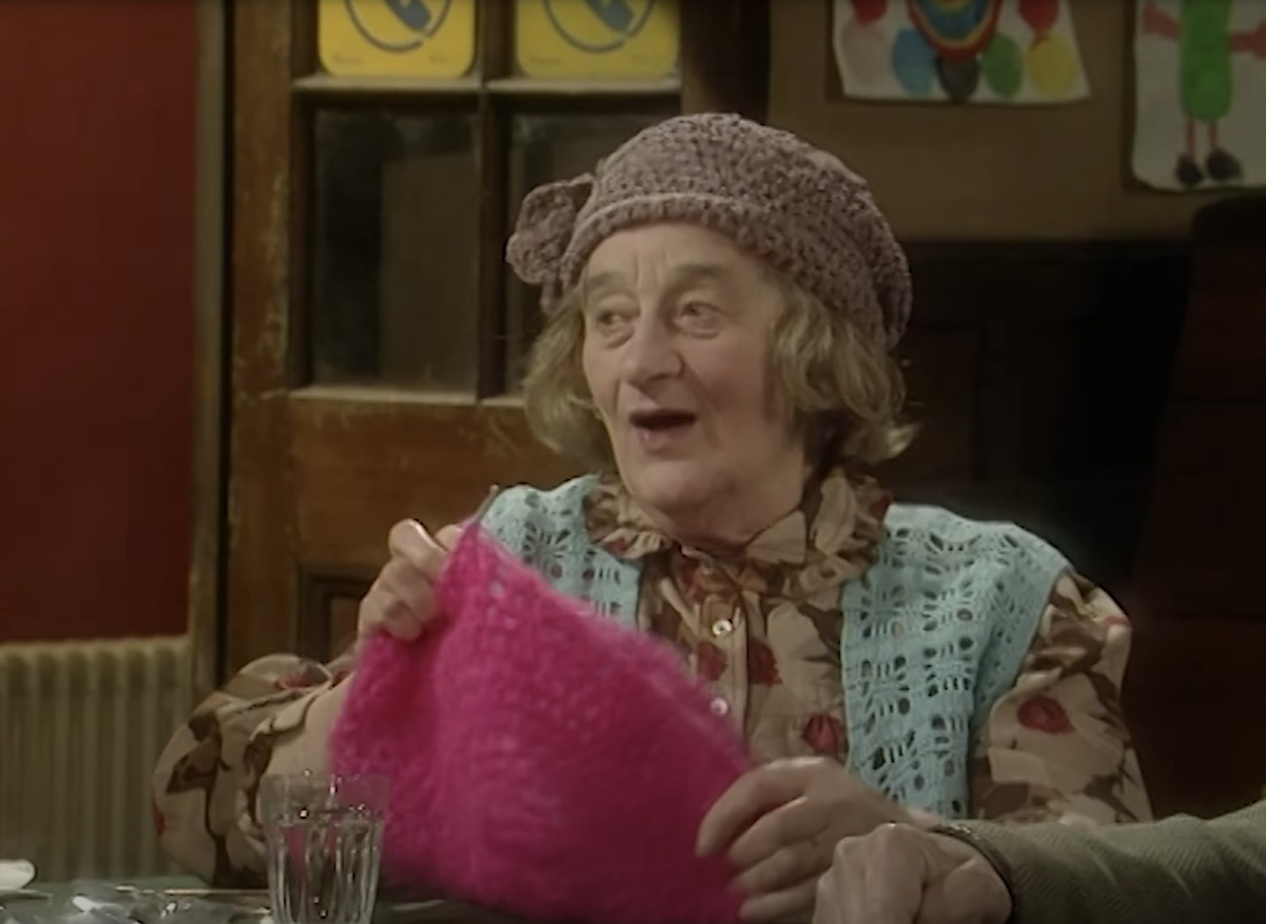 Liz Smith as Mrs Cropley in The Vicar of Dibley