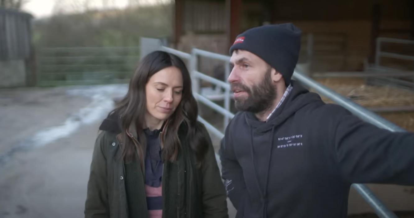 Kelvin Fletcher and wife Liz on their farm