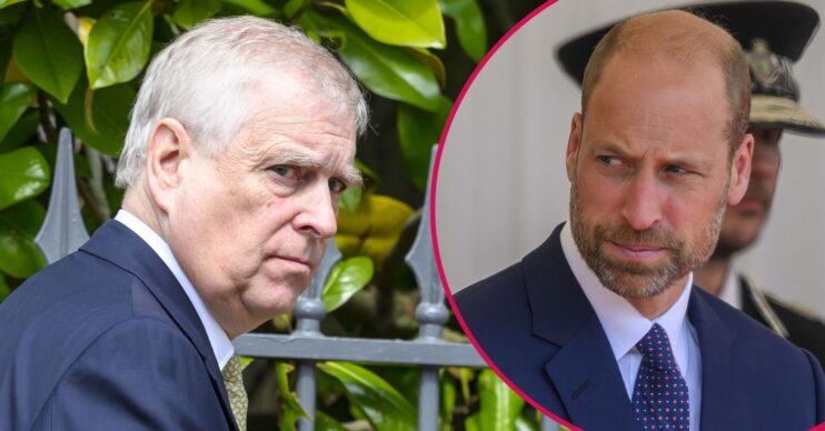 ED composite of Prince Andrew and King Charles at royal events