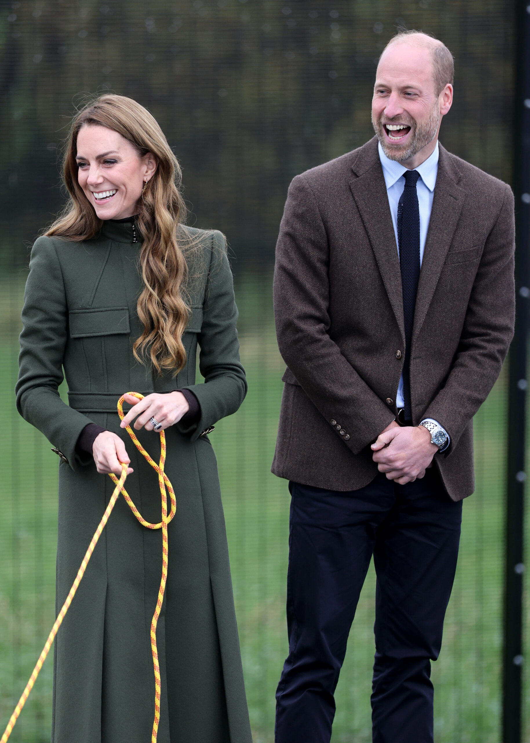 Prince William and Kate Middleton smiling in Northern Ireland