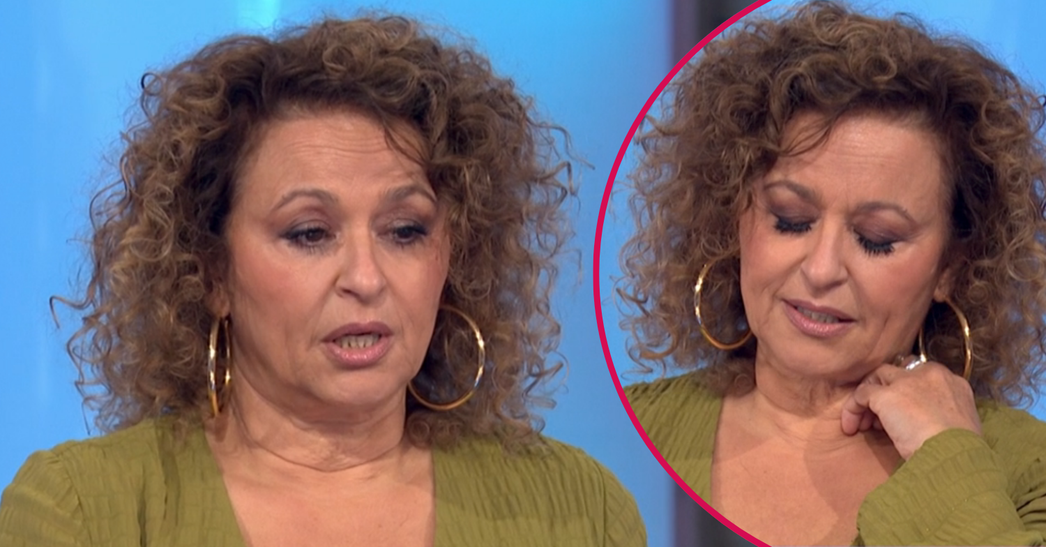 Nadia Sawalha upset on Loose Women