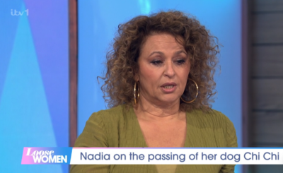 Nadia Sawalha upset on Loose Women