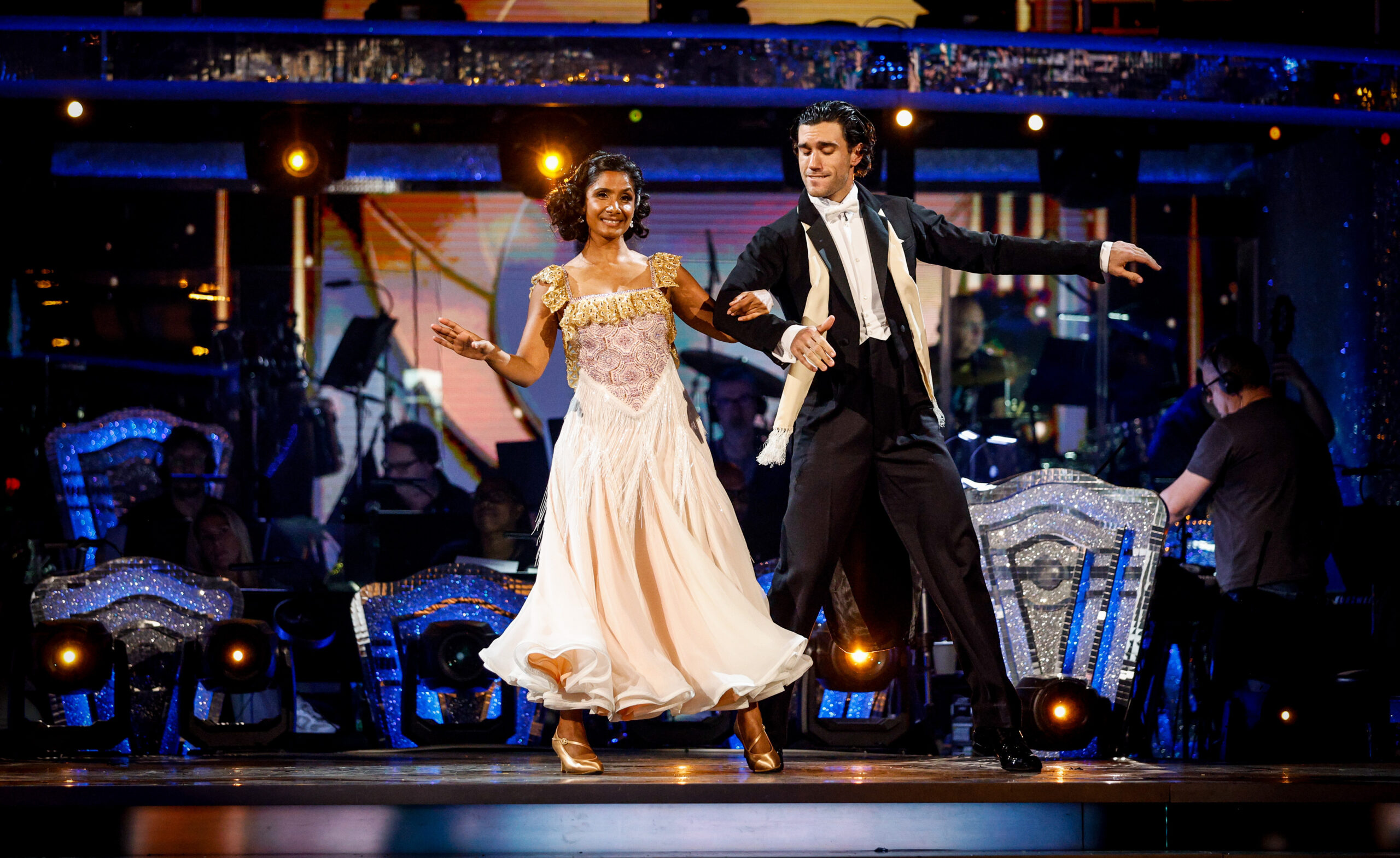 Balvinder Sopal and Julian Caillon dancing on Strictly