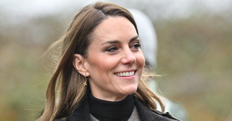 Kate Middleton smiling in Northern Ireland