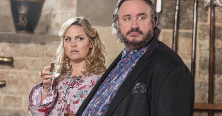 Jo Joyner and Mark Benton in Shakespeare & Hathaway