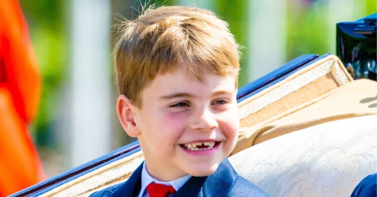 Prince Louis smiling at Trooping the Colour