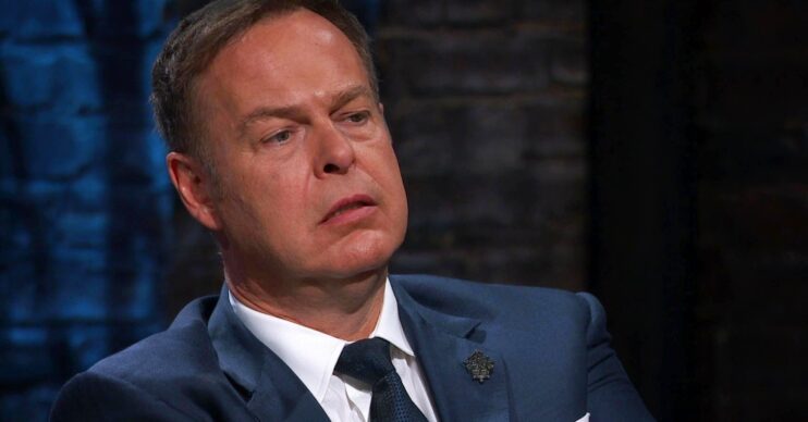 Peter Jones considers a pitch on Dragons' Den