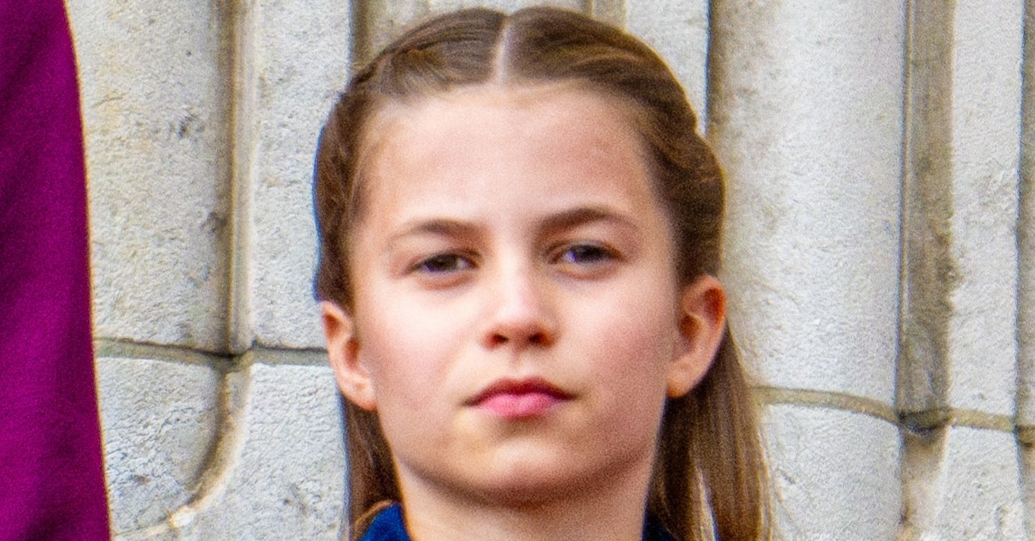 Princess Charlotte frowning