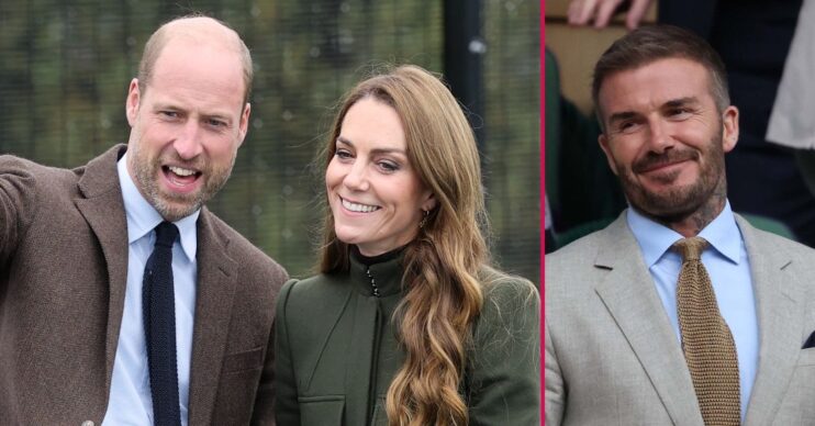 ED split pic: Kate and Prince William / David Beckham