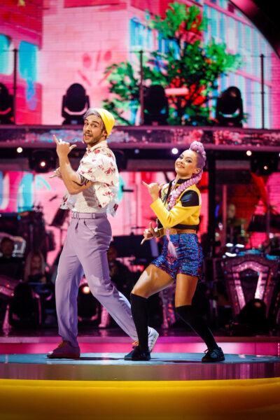 George Clarke and Alexis Warr on Strictly