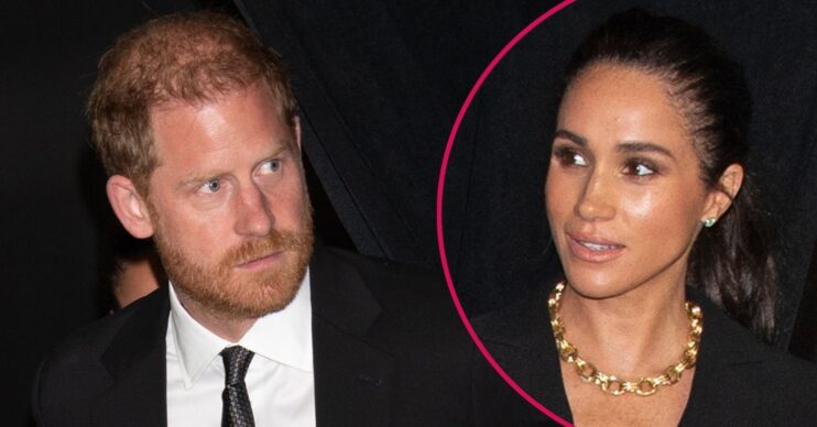 ED composite of Prince Harry and Meghan Markle in New York