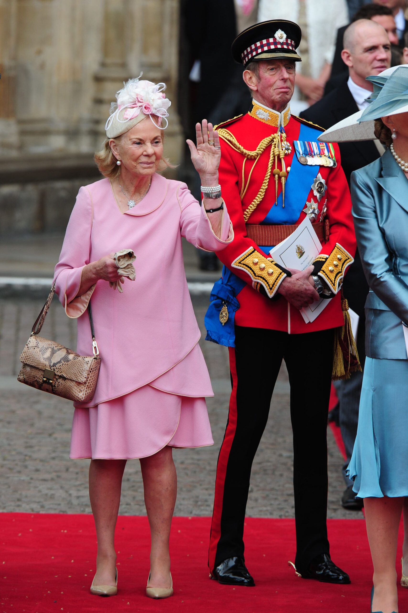Duke and Duchess of Kent at William and Kate's wedding in 2011